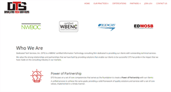 Desktop Screenshot of dedicatedtechservices.com